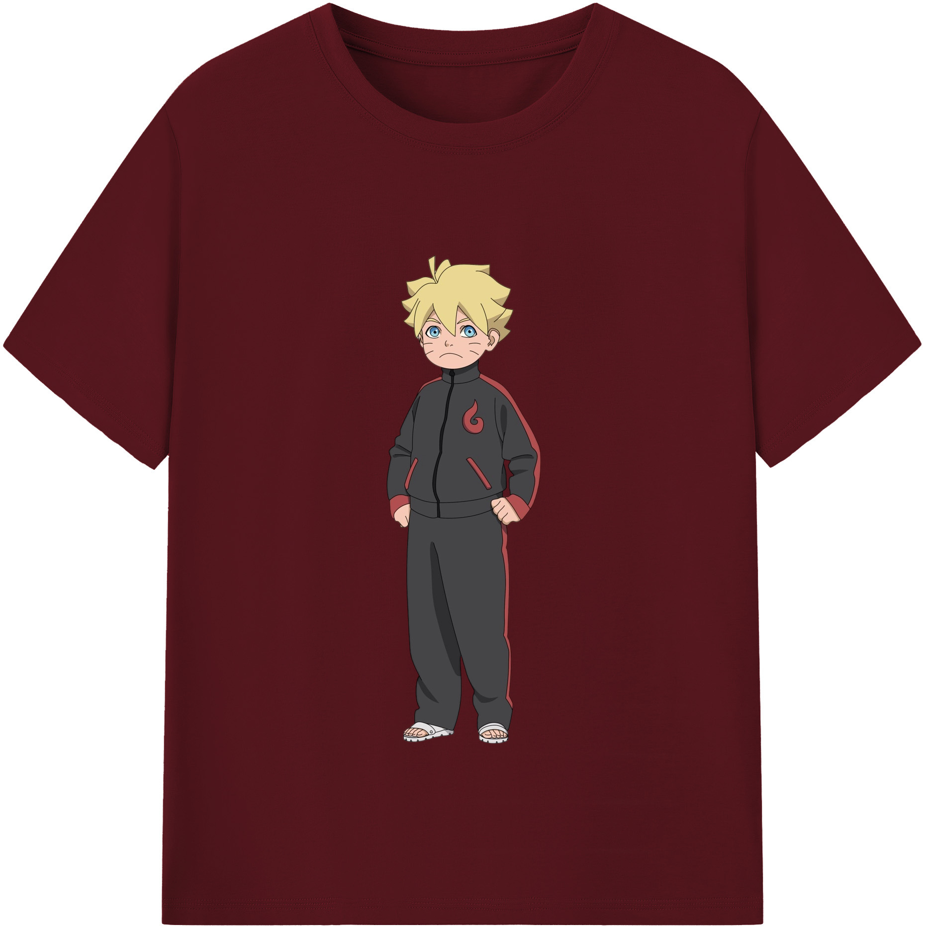 （画像用） NARUTO -ナルト- うずまき ボルト Uzumaki Boruto 綿100％半袖Tシャツ（フロントプリント）